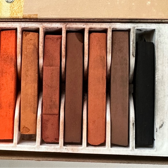 2pk Koss & Weber Costello Square Pastels Earth Tones Chalk Sticks Primary Colors - Picture 5 of 10